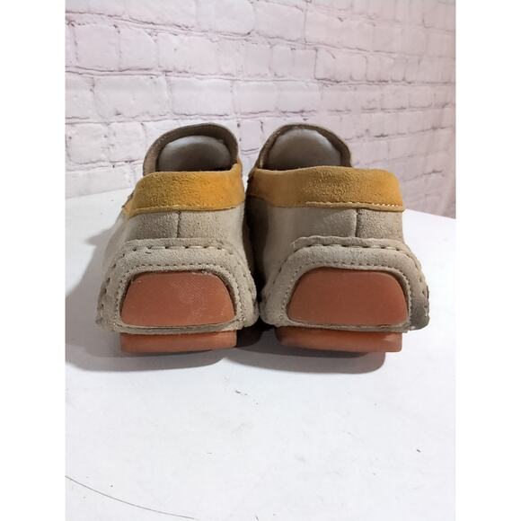 Donald J. Pliner Mens Vergil Tan Brown Suede Slip-On Driving Loafer Shoes 11.5 - Picture 13 of 15